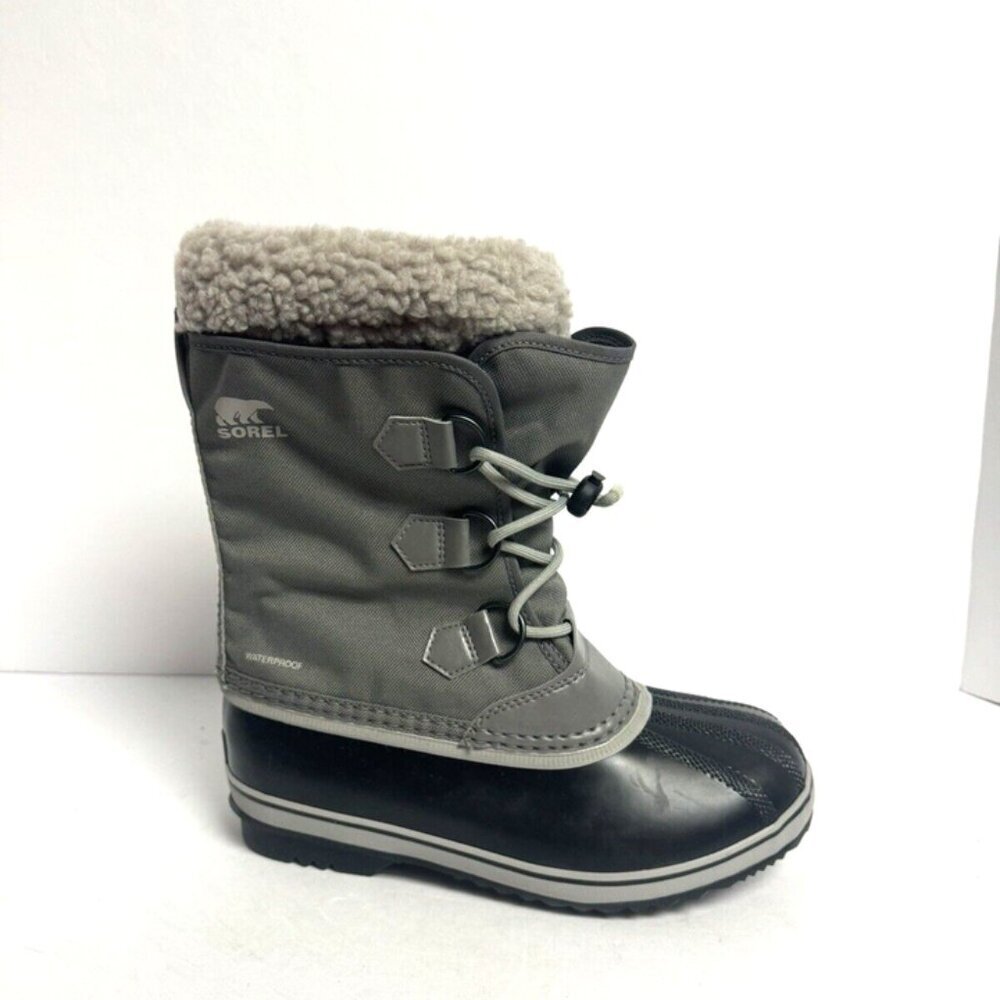 Sorel Yoot Pac Nylon Waterproof Boot Gray 5 M Big Kid